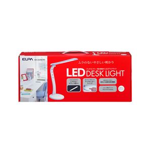 ELPA(エルパ) LEDデスクスタンドライト 4段階調光 ホワイト AS-LED06（W）