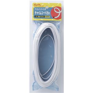 （業務用セット） ELPA チャイムコード 20m TIVF-20H（W） 【×5セット】