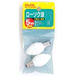 （業務用セット） ELPA ローソク球 電球 5W E12 ホワイト 2個入 G-11H（W） 【×25セット】