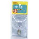 （業務用セット） ELPA ミニボール球 電球 40W E17 G50 クリア G-83H（C） 【×25セット】