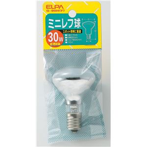 （業務用セット） ELPA ミニレフ球 電球 30W E17 フロスト G-90H 【×10セット】