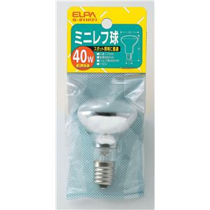 （業務用セット） ELPA ミニレフ球 電球 40W E17 フロスト G-91H 【×10セット】
