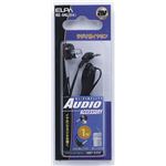 （業務用セット） ELPA ラジオ用イヤホン 2.5φL型超ミニプラグ ブラック 1m RE-04L（BK） 【×30セット】