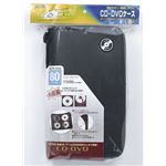（業務用セット） ELPA CD・DVDキャリングポーチ 80枚用 ブラック CDKP-80（BK） 【×5セット】