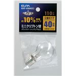 （業務用セット） ELPA ミニクリプトン球 電球 40W形 E17 クリア GKP-H36H（C） 【×30セット】