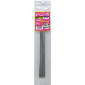 （業務用セット） ELPA ステンレスバンド 300mm KBNS-300003C 3個 【×15セット】