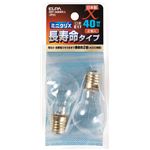（業務用セット） ELPA 節電ミニクリプトン球 電球 ミニクリX 40W形 E17 クリア 2個入 GKP-1036WX-L-2P（C） 【×10セット】