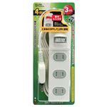 （業務用セット） ELPA 扉付タップ 集中スイッチ付 4個口 3m WBS-T4030B（W） 【×10セット】