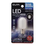 （業務用セット） ELPA LEDナツメ球 電球 E12 昼白色 LDT1N-G-E12-G100 【×10セット】