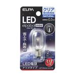 （業務用セット） ELPA LEDナツメ球 電球 E12 クリア昼白色 LDT1CN-G-E12-G105 【×10セット】