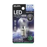 （業務用セット） ELPA LEDナツメ球 電球 E17 クリア昼白色 LDT1CN-G-E17-G115 【×10セット】