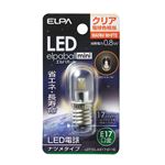 （業務用セット） ELPA LEDナツメ球 E17 クリア電球色 LDT1CL-G-E17-G116 【×10セット】