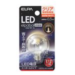 （業務用セット） ELPA LED装飾電球 ミニボール球形 E12 G30 クリア電球色 LDG1CL-G-E12-G236 【×5セット】