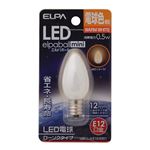 （業務用セット） ELPA LED装飾電球 ローソク球形 E12 電球色 LDC1L-G-E12-G301 【×10セット】