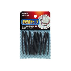 （業務用セット） ELPA 収縮チューブ φ1.5mm クリア PH-6415H 【×50セット】
