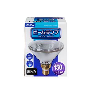 （業務用セット） ELPA 屋外ビーム球 電球（ビームランプ） 150W形 E26 集光 EBRS110V120W／N 【×2セット】