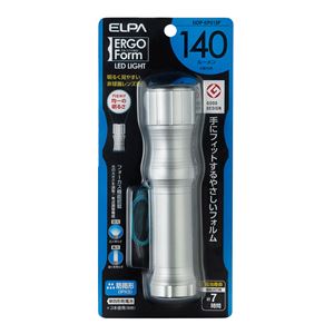 （業務用セット） ELPA エルゴフォルム LEDハンドライト 140ルーメン 単4形3本 フォーカス機能付 DOP-EP313F 【×3セット】