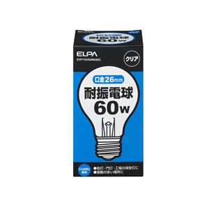 （業務用セット） ELPA 耐震電球 60W E26 クリア EVP110V60WA60C 【×25セット】