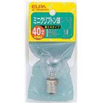 （業務用セット） ELPA ミニクリプトン球 電球 40W形 E17 クリア G-103H（C） 【×30セット】