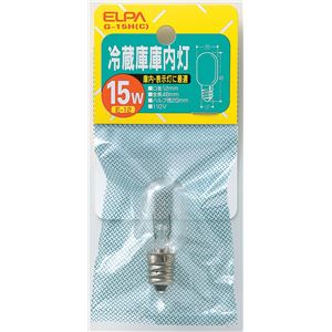 （業務用セット） ELPA 冷蔵庫庫内灯 15W E12 クリア G-15H（C） 【×40セット】