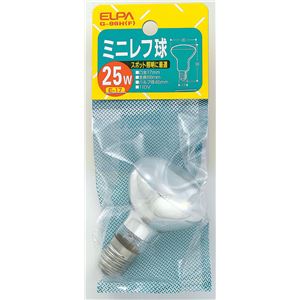（業務用セット） ELPA カラーミニレフ球 電球 25W E17 フロスト G-96H（F） 【×15セット】