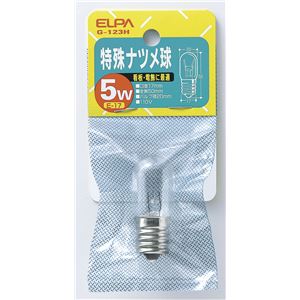 （業務用セット） ELPA 特殊ナツメ球 電球 5W E17 クリア G-123H 【×30セット】