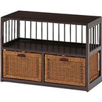 ランドリーチェスト(キャビランドリー ) 枯淡シリーズ 木製(籐・天然木) 引き出し収納 【完成品】 