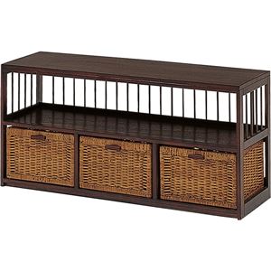 ランドリーチェスト(キャビランドリー ) 枯淡シリーズ 木製(籐・天然木) 引き出し収納 【完成品】 