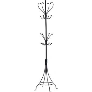 ハンガーラック アイアンシリーズ スチール 幅36cm×奥行36cm 黒(ブラック) 
