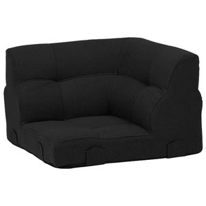 コーナーソファー ローソファー トリニティBK-CN 黒 