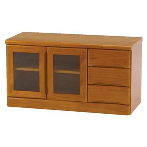 ローボード（テレビ台/テレビボード） 木製 引き出し収納付き 【完成品】 