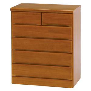 ローチェスト 5段 木製(桐材) 【完成品】 