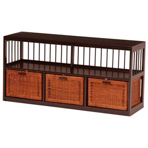 ローボード（テレビ台/テレビボード） 枯淡シリーズ 木製 引き出し収納付き 【完成品】 