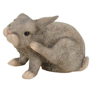 オブジェ(ガーデンオーナメント) うさぎ ポリレジン 