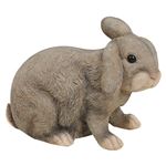 オブジェ(ガーデンオーナメント) うさぎ ポリレジン 