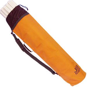  (まとめ)蛍光灯・モールバッグ  【オレンジ×2セット】  底部クッション材入り  ジョブマスター  JRM-2