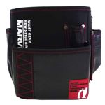 （まとめ）電工ポケット WAIST GEAR 【腰袋ワイド×2セット】 レッド（赤） マーベル MDP-90ARL