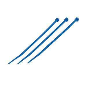 （まとめ）結束バンド ケーブルタイ（カラー） 【長さ120mm/100本入×10セット】 ブルー(青) マーベル MCT-120BE