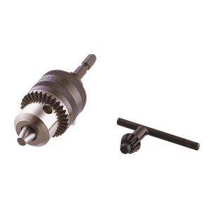  (まとめ)ドリルチャック  【6角軸 (6.35mm)シャンク対応×2セット】  ジョブマスター  JDA-10