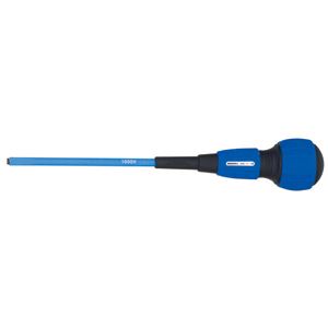  (まとめ)絶縁ボールタイプ  マイナスドライバー  【軸長100mm×5セット】  マーベル  MBZ-5-100
