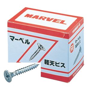  (まとめ)軽天ビス/ネジ  【ユニクロメッキ22mm/1000本入×5セット】  マーベル  K-22