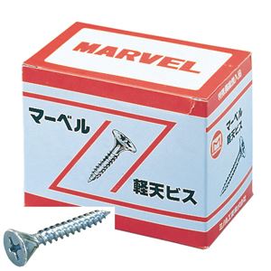  (まとめ)軽天ビス/ネジ  【フレキヘッド (ユニクロメッキ)32mm/1000本入×2セット】  マーベル  K-32F