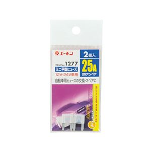（まとめ） ミニ平型ヒューズ 1277 【×50セット】