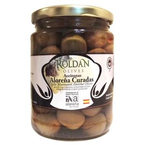 【ロルダン/2瓶】 スペイン プレミアム オリーブ塩漬け (450g) 