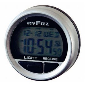 MF-4673 電波クロック シルバー 【バイク用品】