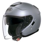 ジェットヘルメット シールド付き J-CRUISE パールグレーメタリック M 【バイク用品】