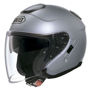 ジェットヘルメット シールド付き J-CRUISE パールグレーメタリック XXL 【バイク用品】