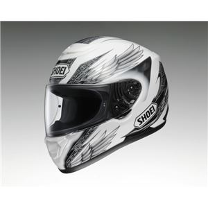 フルフェイスヘルメット QWEST ASCEND TC-6 ホワイト/シルバー M 【バイク用品】