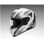 フルフェイスヘルメット QWEST ASCEND TC-6 ホワイト/シルバー L 【バイク用品】