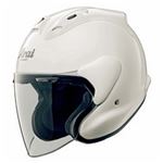 ジェットヘルメット シールド付き MZ 白 61-62 【バイク用品】